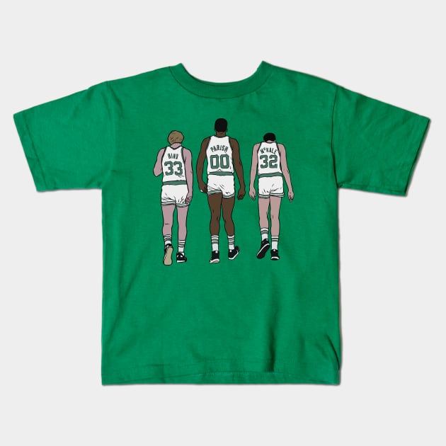 Bird, Parish & McHale Kids T-Shirt by rattraptees